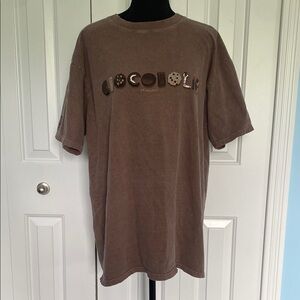 Crazy Shirts Vintage Large Chocolate Chocoholic Hawaii Brown T-Shirt